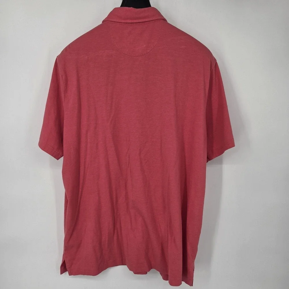 Polo Ralph Lauren Performance Short Sleeve Polo Shirt Classic Mens XL Pink Coral